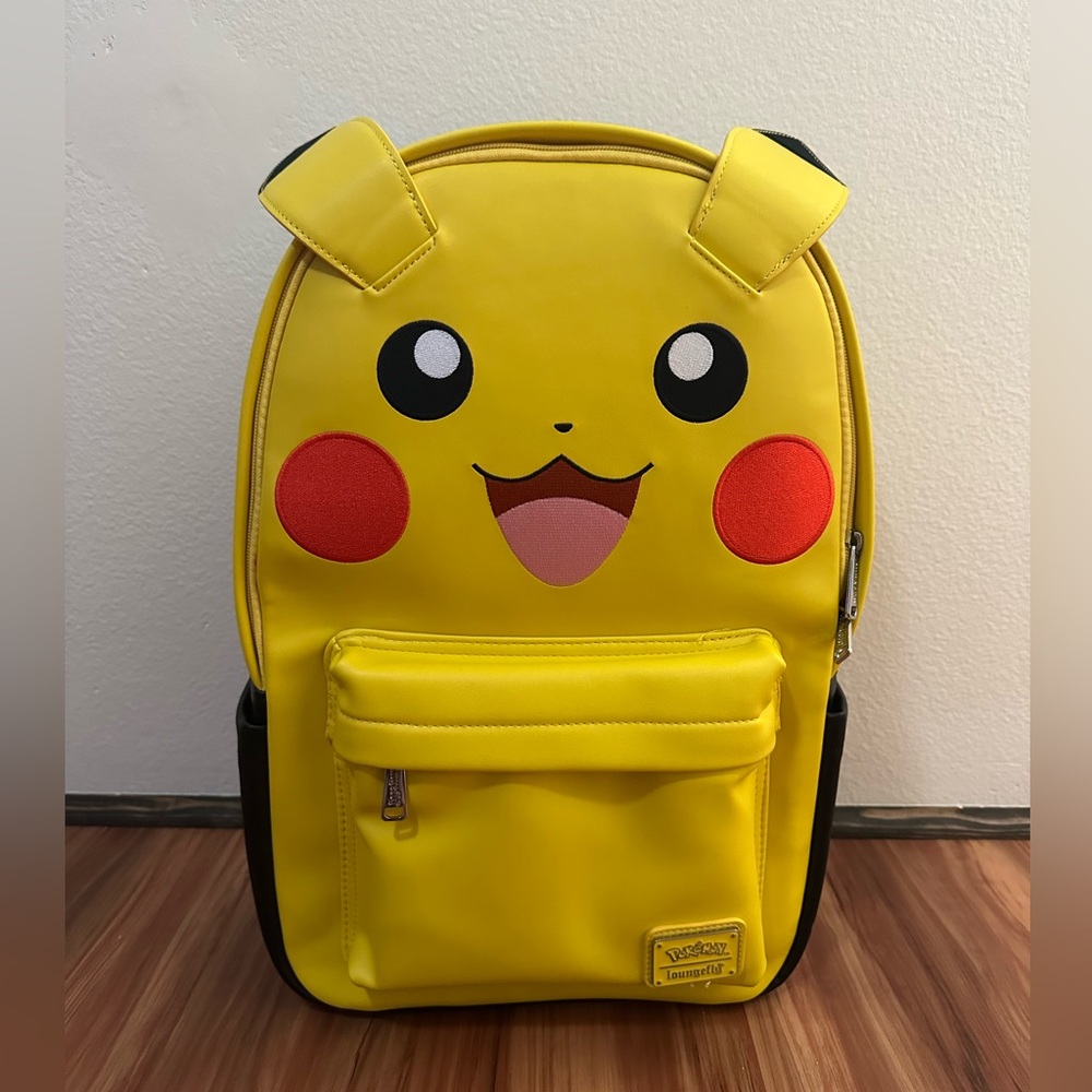 NWT Loungefly Pokémon Yellow Pikachu Full Size Backpack